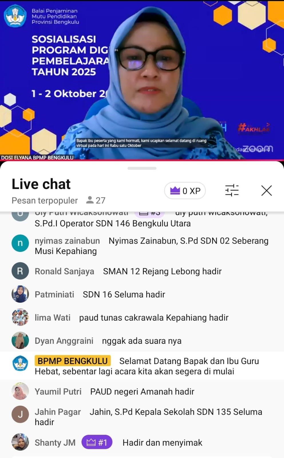 BPMP Provinsi Bengkulu Dorong Transformasi Pendidikan Lewat Sosialisasi Program Digitalisasi Pembelajaran 2025